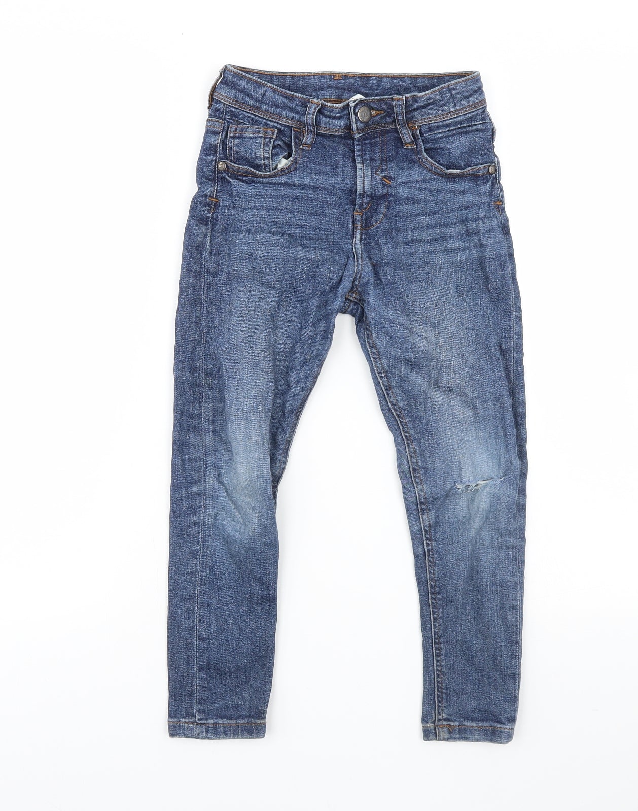 George Boys Blue  Denim Skinny Jeans Size 6 Years
