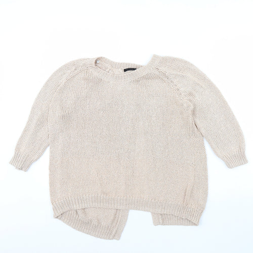 New Look Womens Beige   Pullover Jumper Size 14