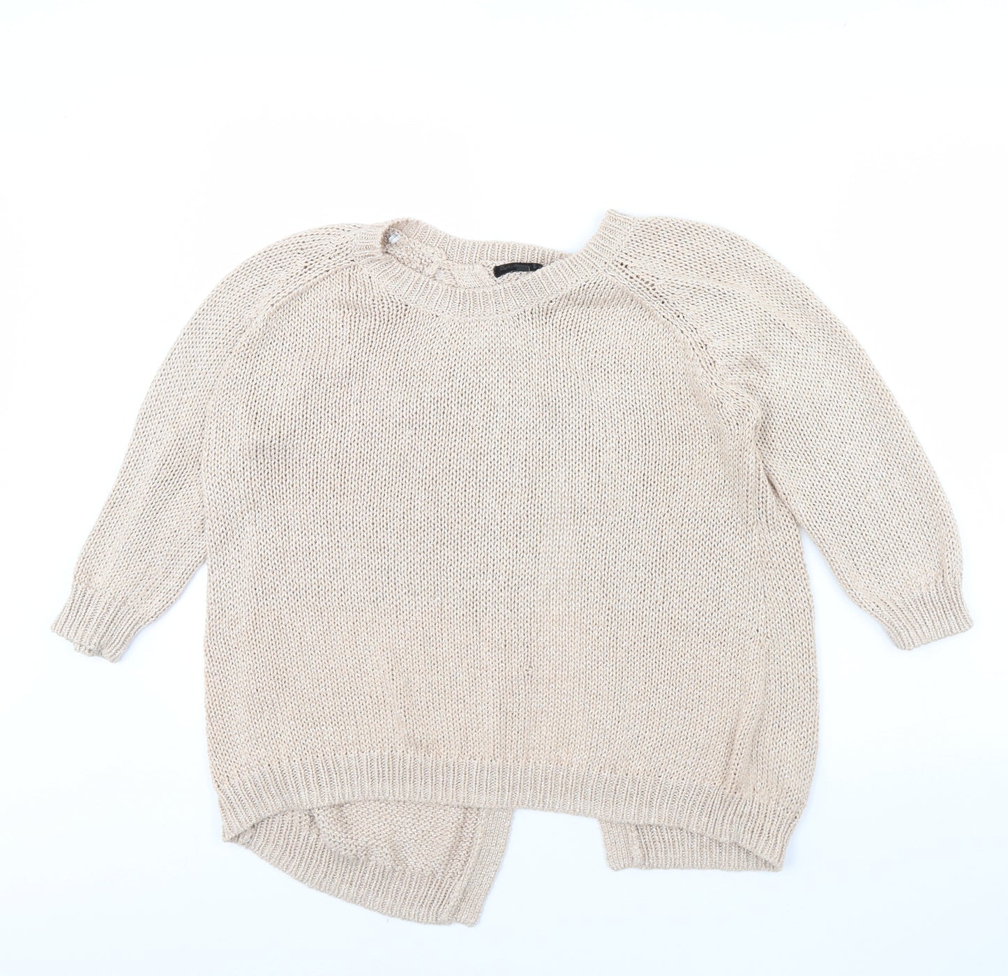 New Look Womens Beige   Pullover Jumper Size 14