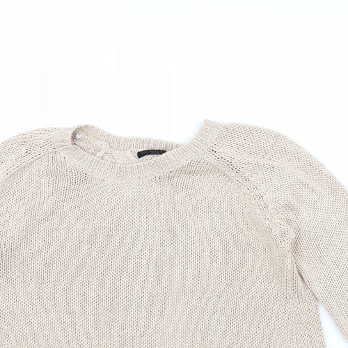 New Look Womens Beige   Pullover Jumper Size 14