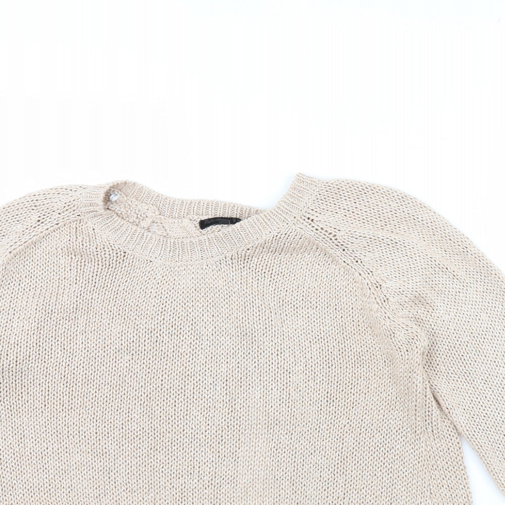 New Look Womens Beige   Pullover Jumper Size 14