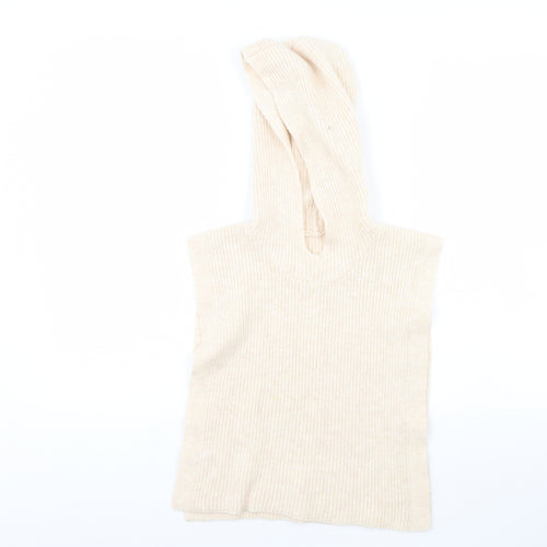 Primark Womens Ivory   Cape Hoodie One Size