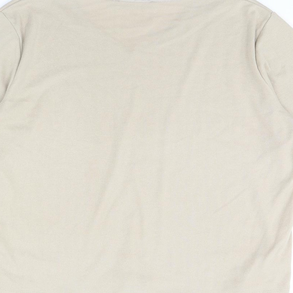 Poppy  Womens Beige   Basic Blouse Size 20