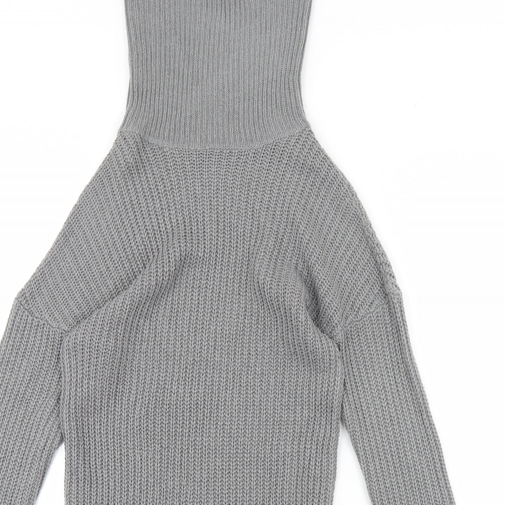 AX Paris Womens Grey   Jumper Dress  Size S