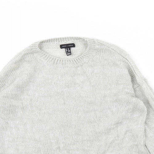 New Look Womens Grey   Pullover Jumper Size M