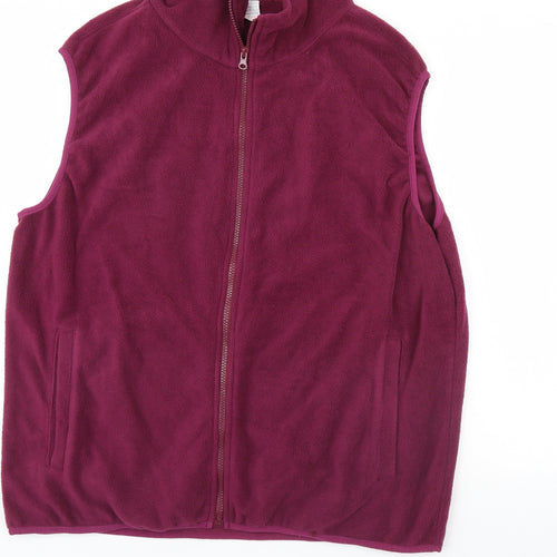 Preworn Womens Purple   Gilet Jacket Size XL