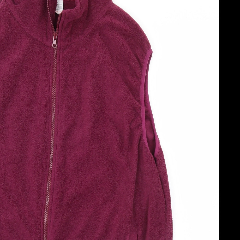 Preworn Womens Purple   Gilet Jacket Size XL
