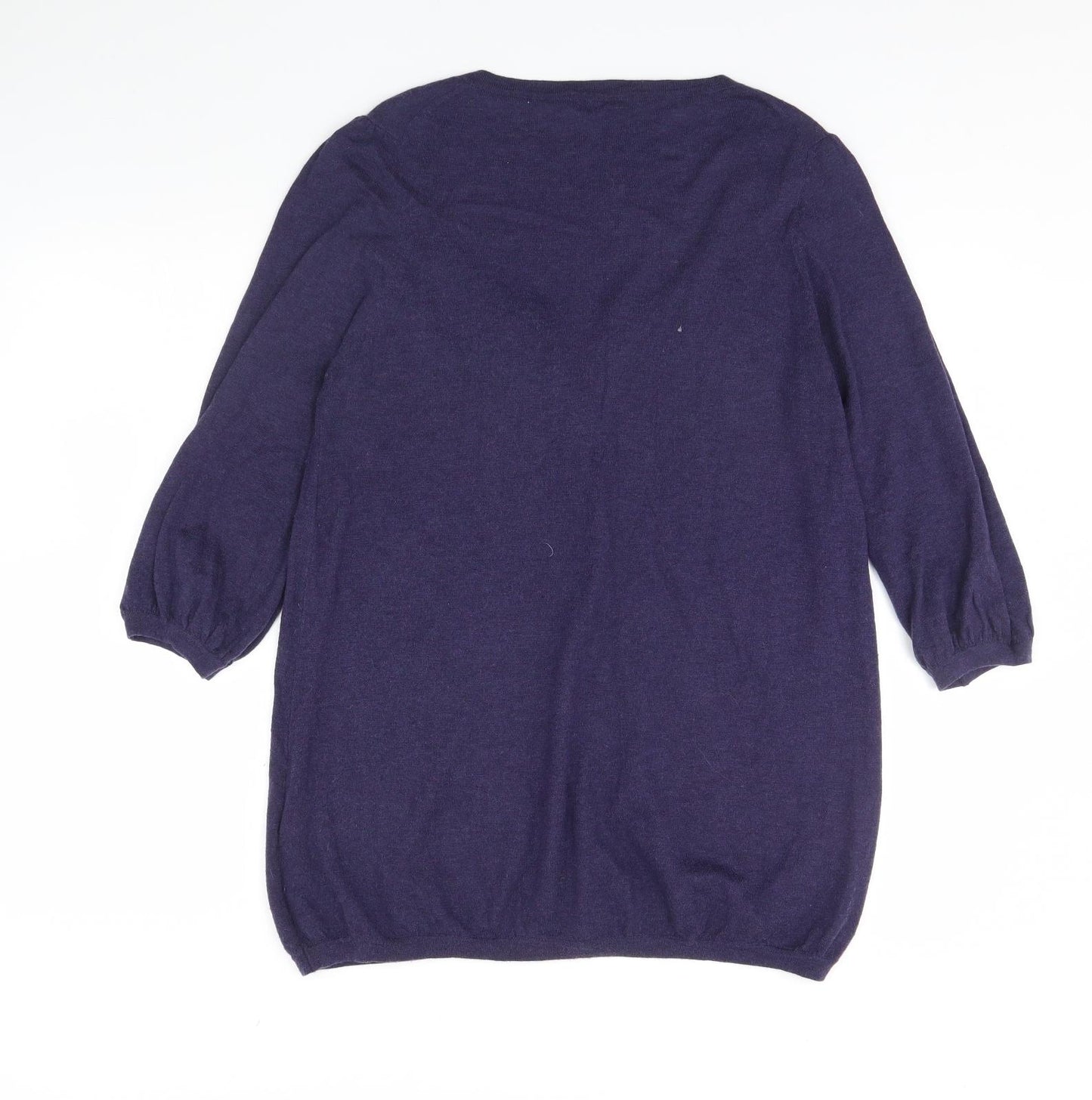 M&S Womens Blue   Basic Blouse Size 18
