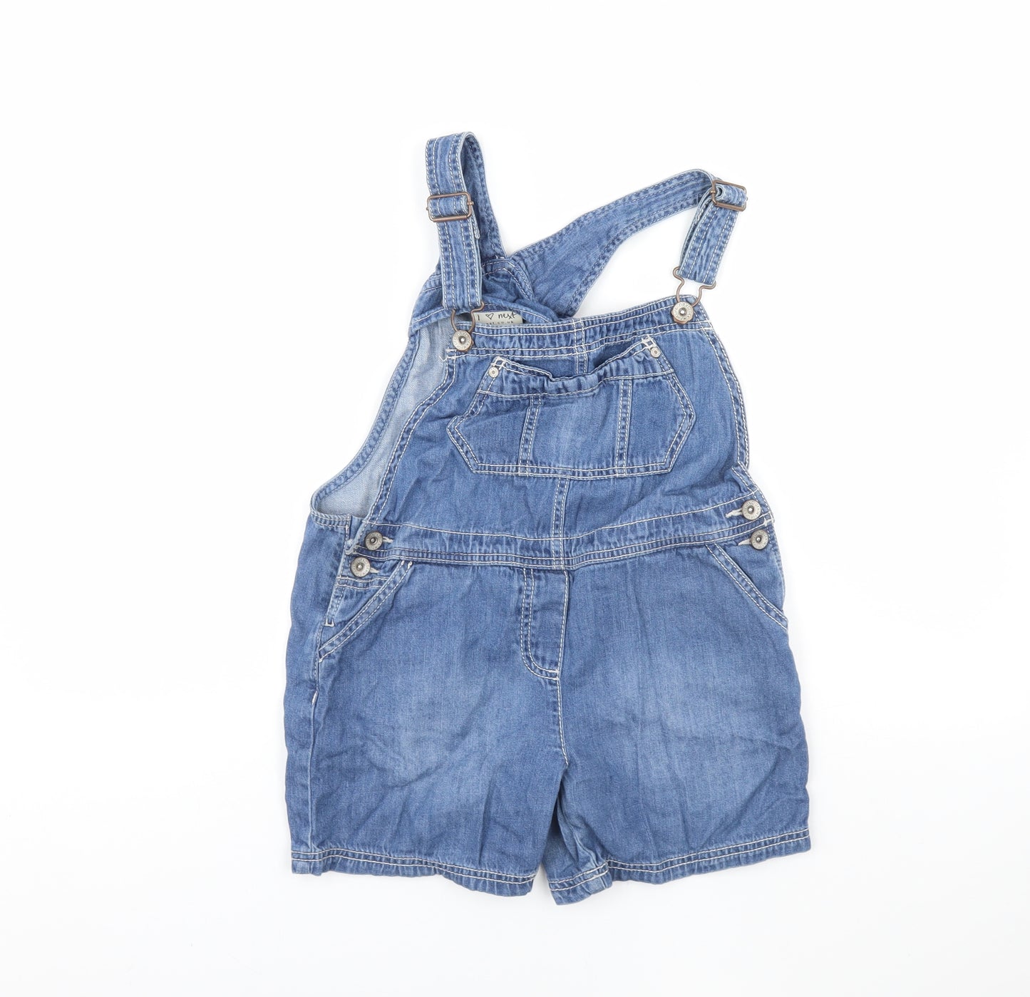 NEXT Girls Blue  Denim Playsuit One-Piece Size 9 Years