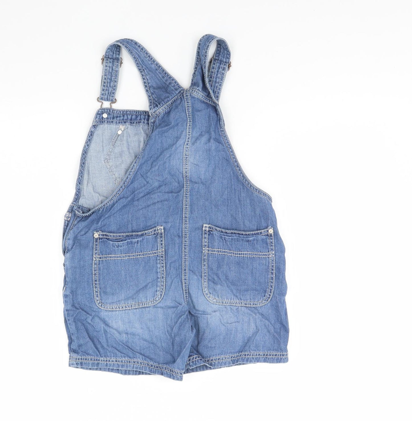 NEXT Girls Blue  Denim Playsuit One-Piece Size 9 Years
