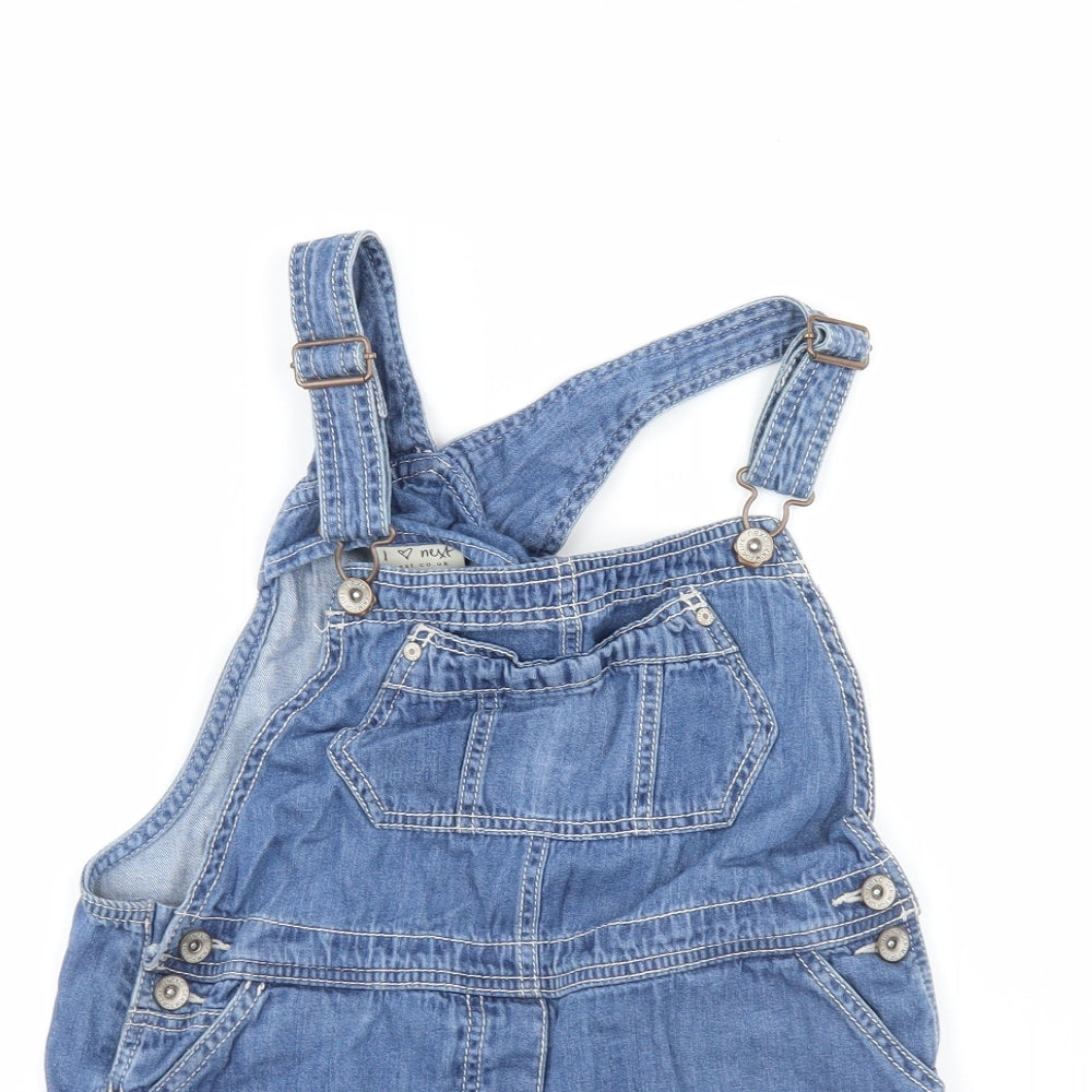 NEXT Girls Blue  Denim Playsuit One-Piece Size 9 Years
