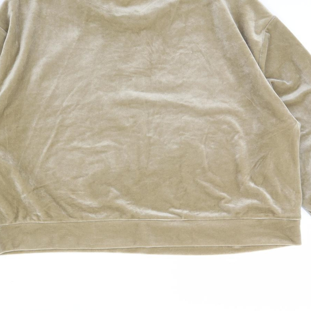 Zara Womens Gold   Pullover Jumper Size L