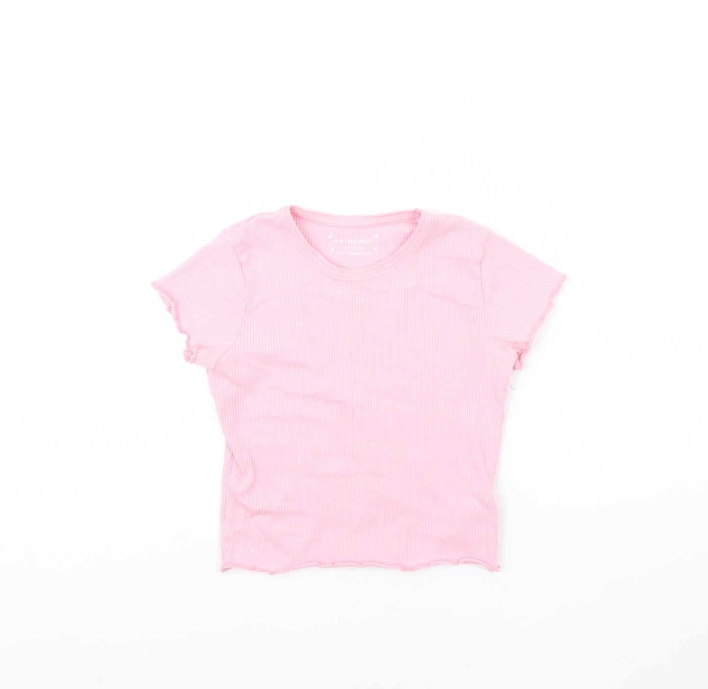Primark Girls Pink   Basic T-Shirt Size 11 Years