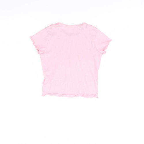 Primark Girls Pink   Basic T-Shirt Size 11 Years