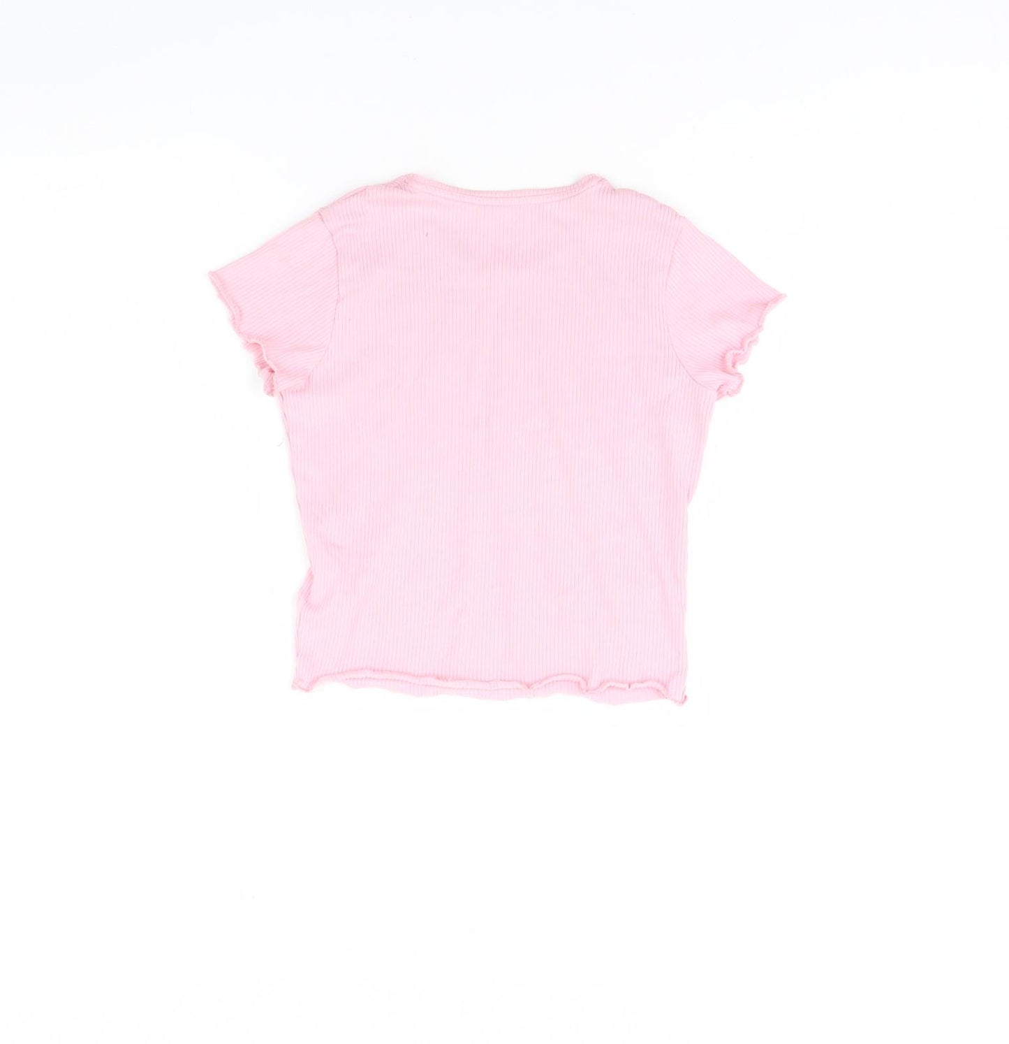 Primark Girls Pink   Basic T-Shirt Size 11 Years