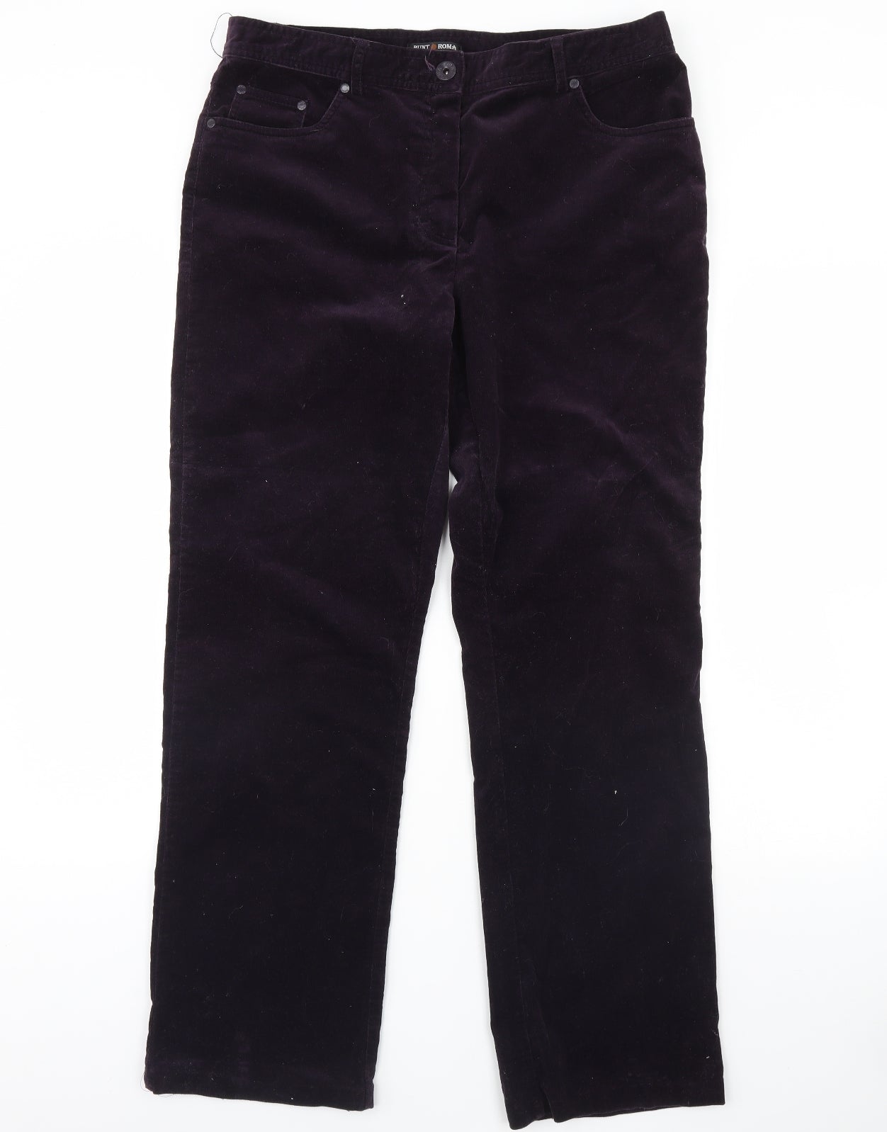 Punt Roma Womens Purple   Trousers  Size 16 L30 in