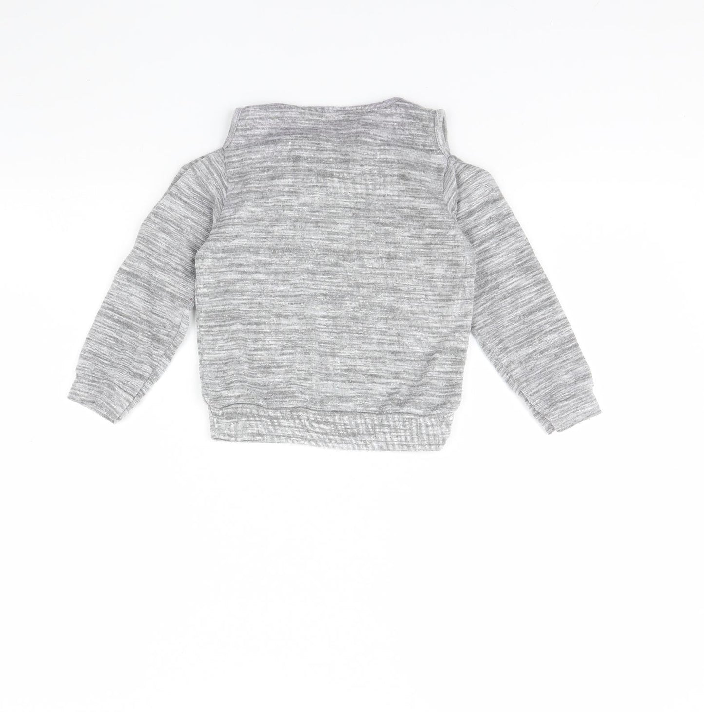Evie Girls Grey   Basic Blouse Size 5 Years