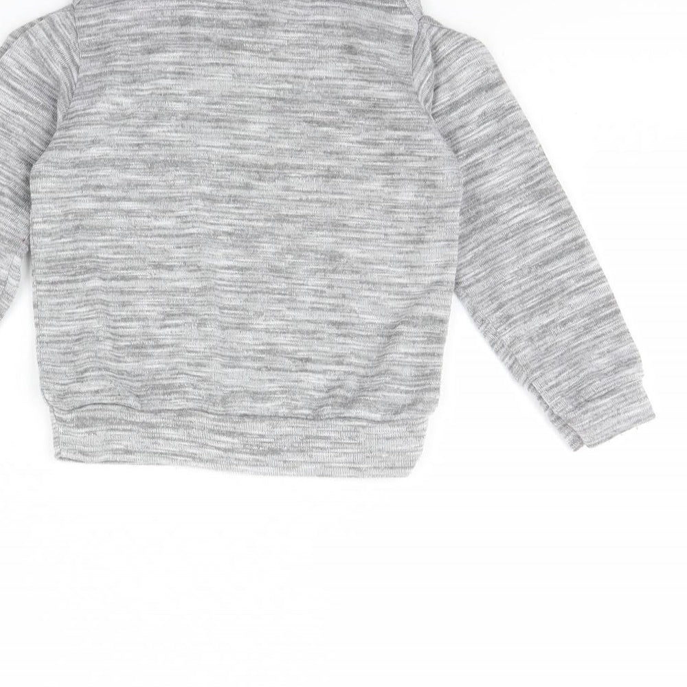Evie Girls Grey   Basic Blouse Size 5 Years