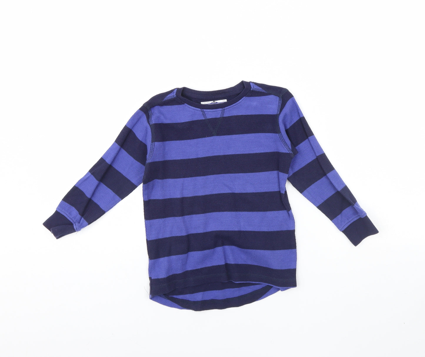 NEXT Boys Blue Striped  Basic T-Shirt Size 3 Years