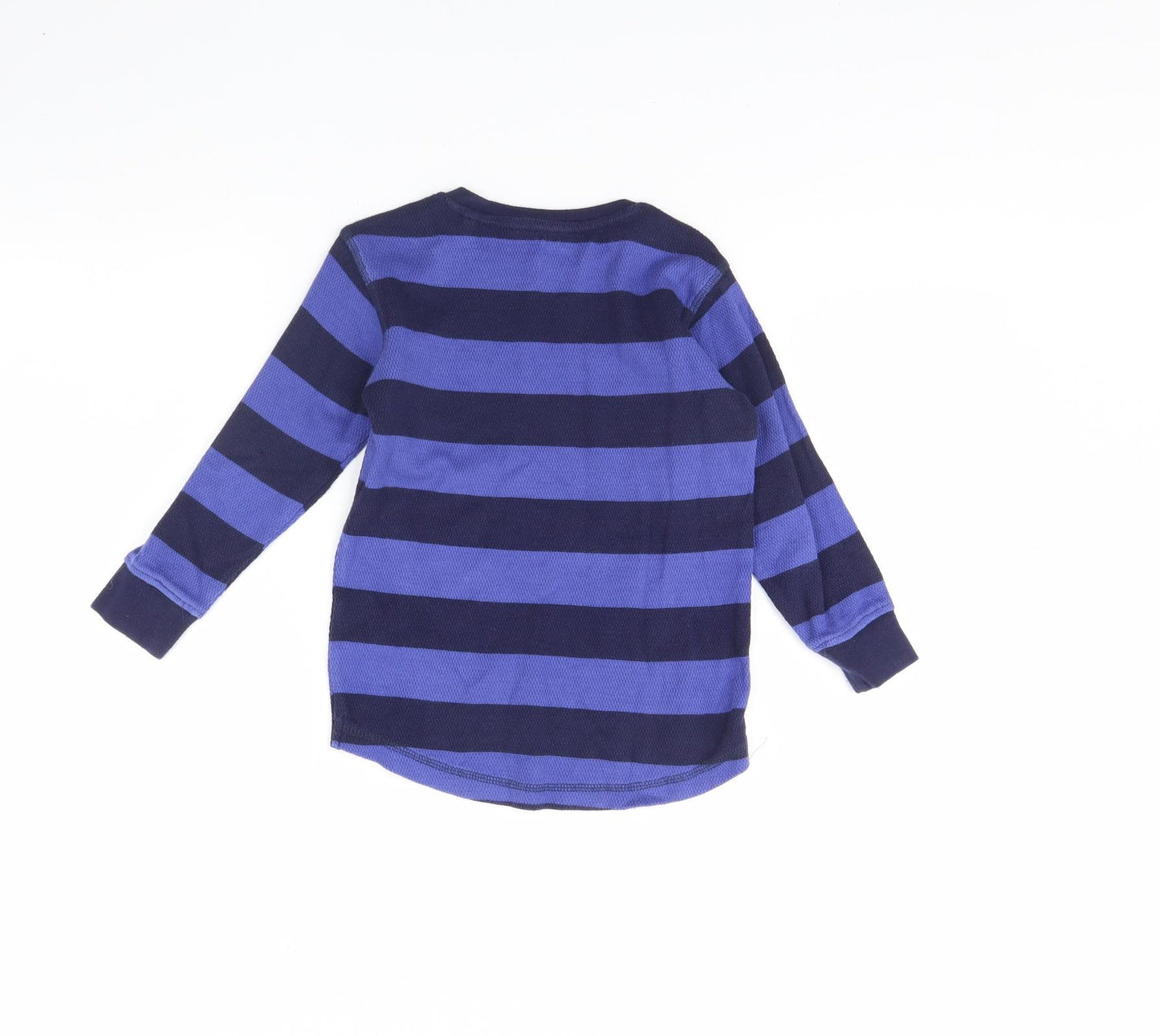 NEXT Boys Blue Striped  Basic T-Shirt Size 3 Years
