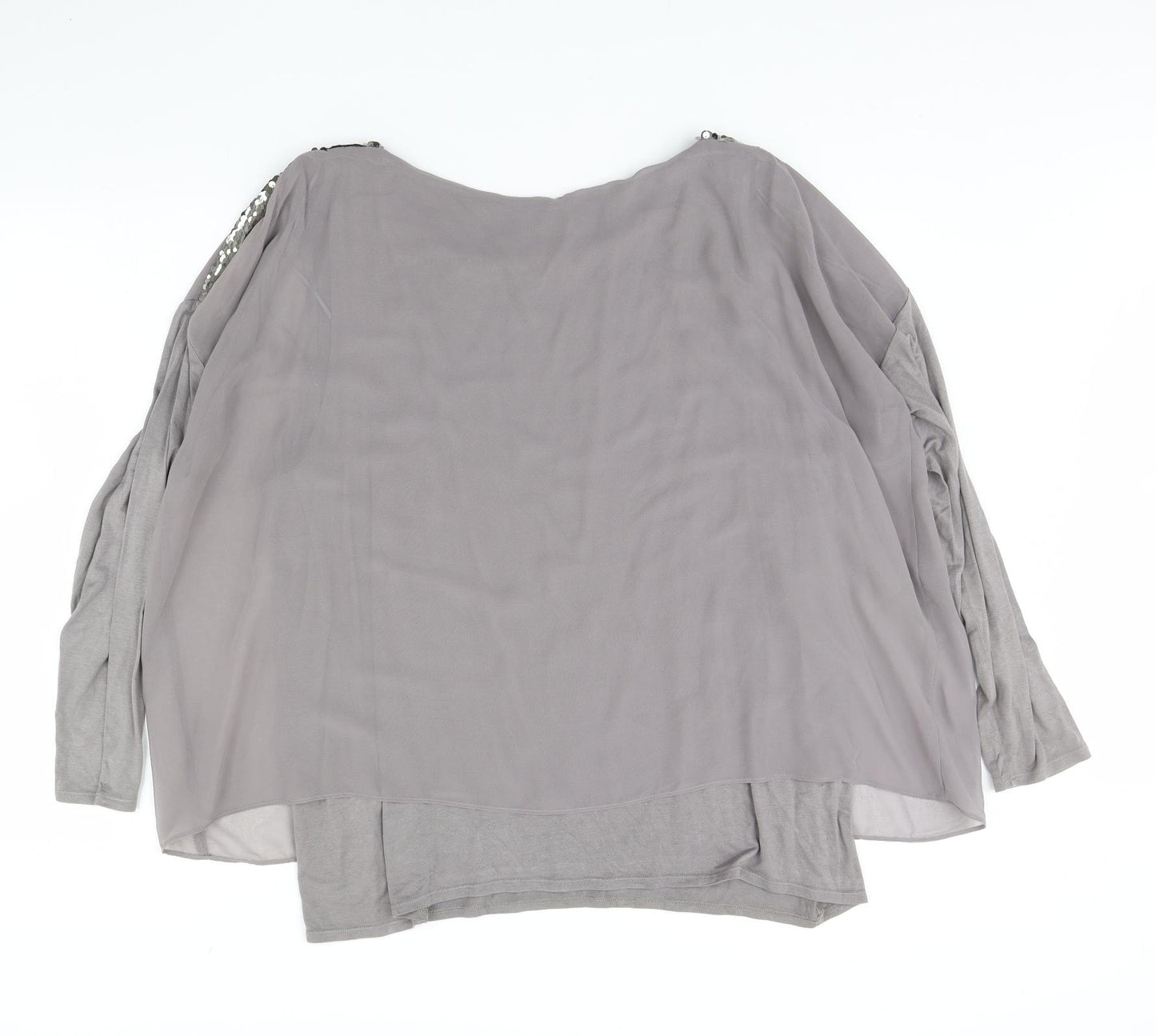 Wallis Womens Grey   Basic Blouse Size L