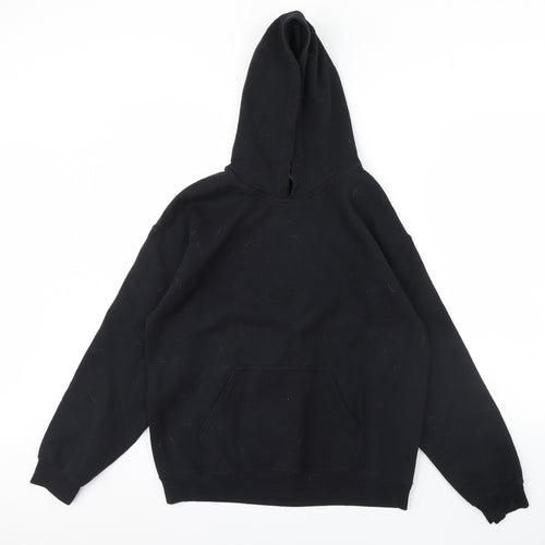 Gildan Mens Black   Pullover Hoodie Size M