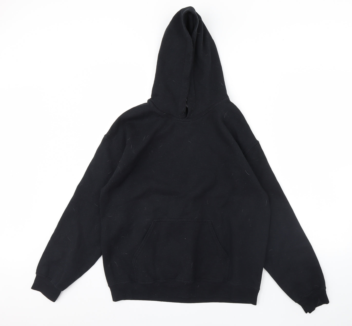 Gildan Mens Black   Pullover Hoodie Size M