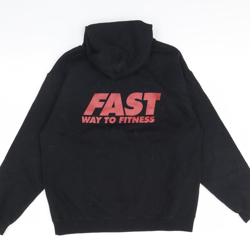 Gildan Mens Black   Pullover Hoodie Size M