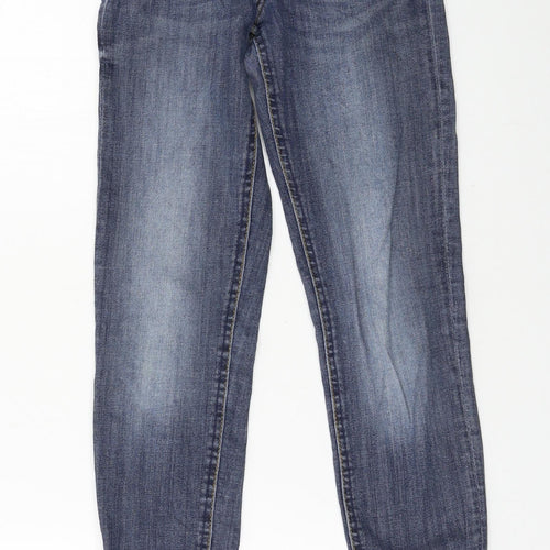 H&M Womens Blue  Denim Straight Jeans Size 25 in L27 in