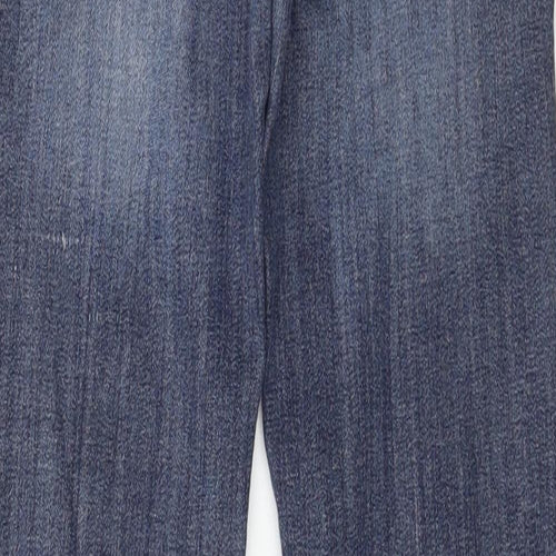 H&M Womens Blue  Denim Straight Jeans Size 25 in L27 in