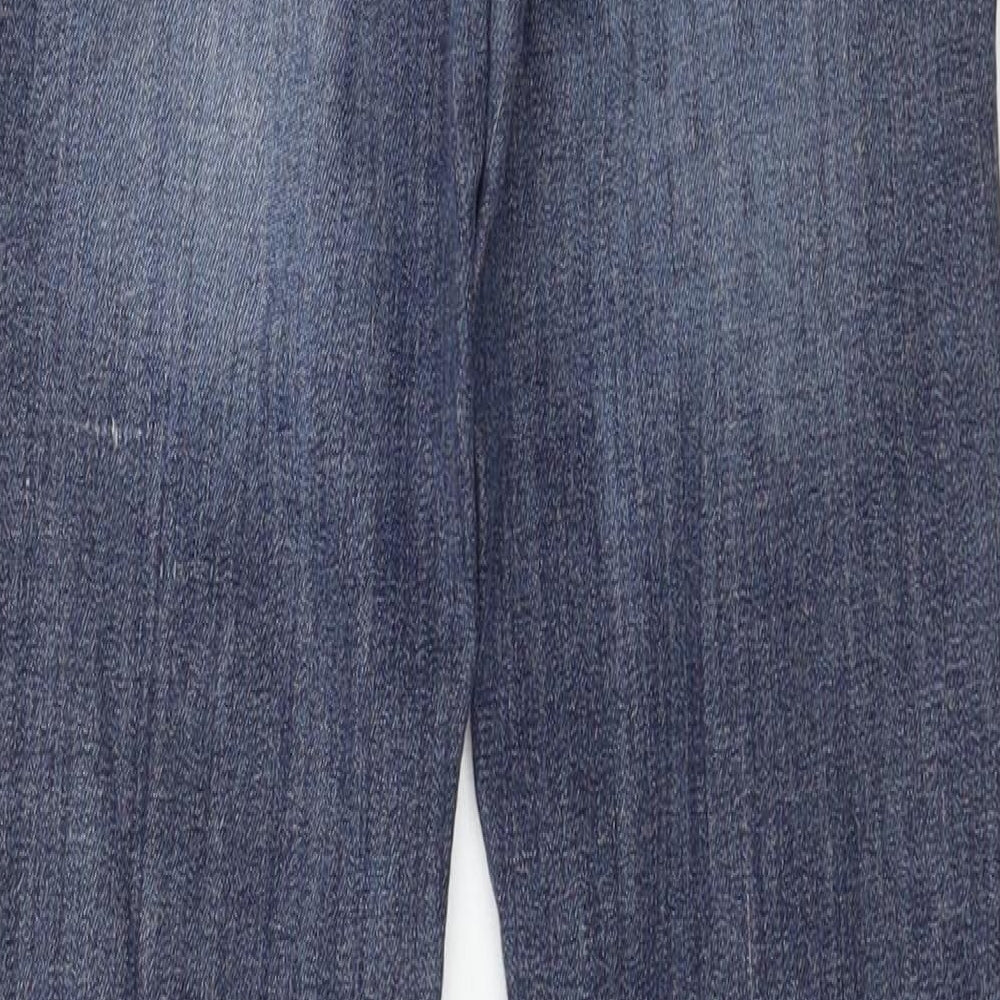 H&M Womens Blue  Denim Straight Jeans Size 25 in L27 in