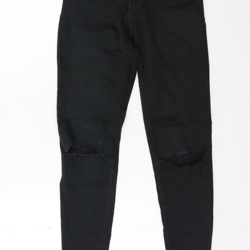 New Look Womens Black  Denim Skinny Jeans Size 6 L27 in