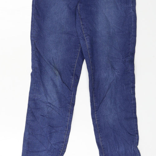 Denim & Co. Womens Blue  Denim Skinny Jeans Size 4 L28 in