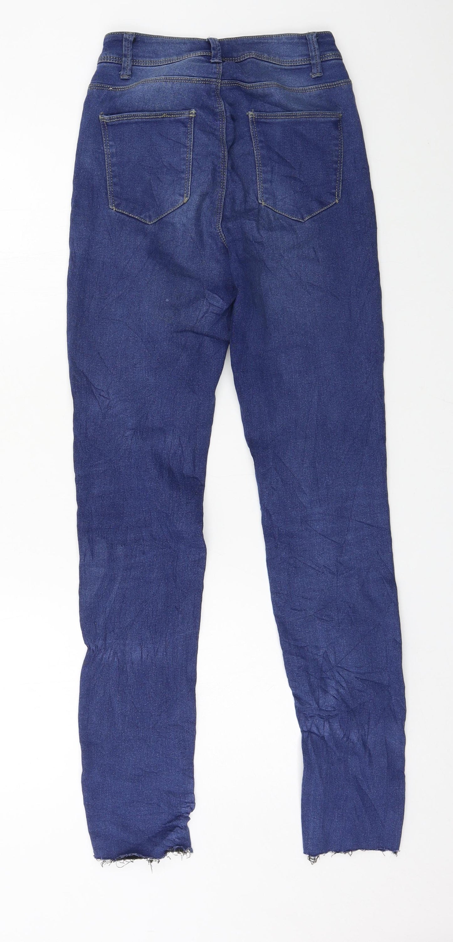 Denim & Co. Womens Blue  Denim Skinny Jeans Size 4 L28 in