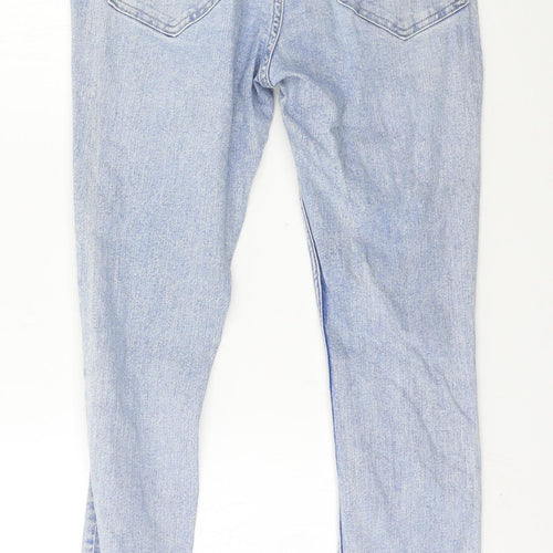 H&M Womens Blue  Denim Skinny Jeans Size 8 L27 in