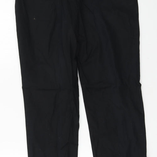 Per Una Womens Black   Trousers  Size 12 L28 in