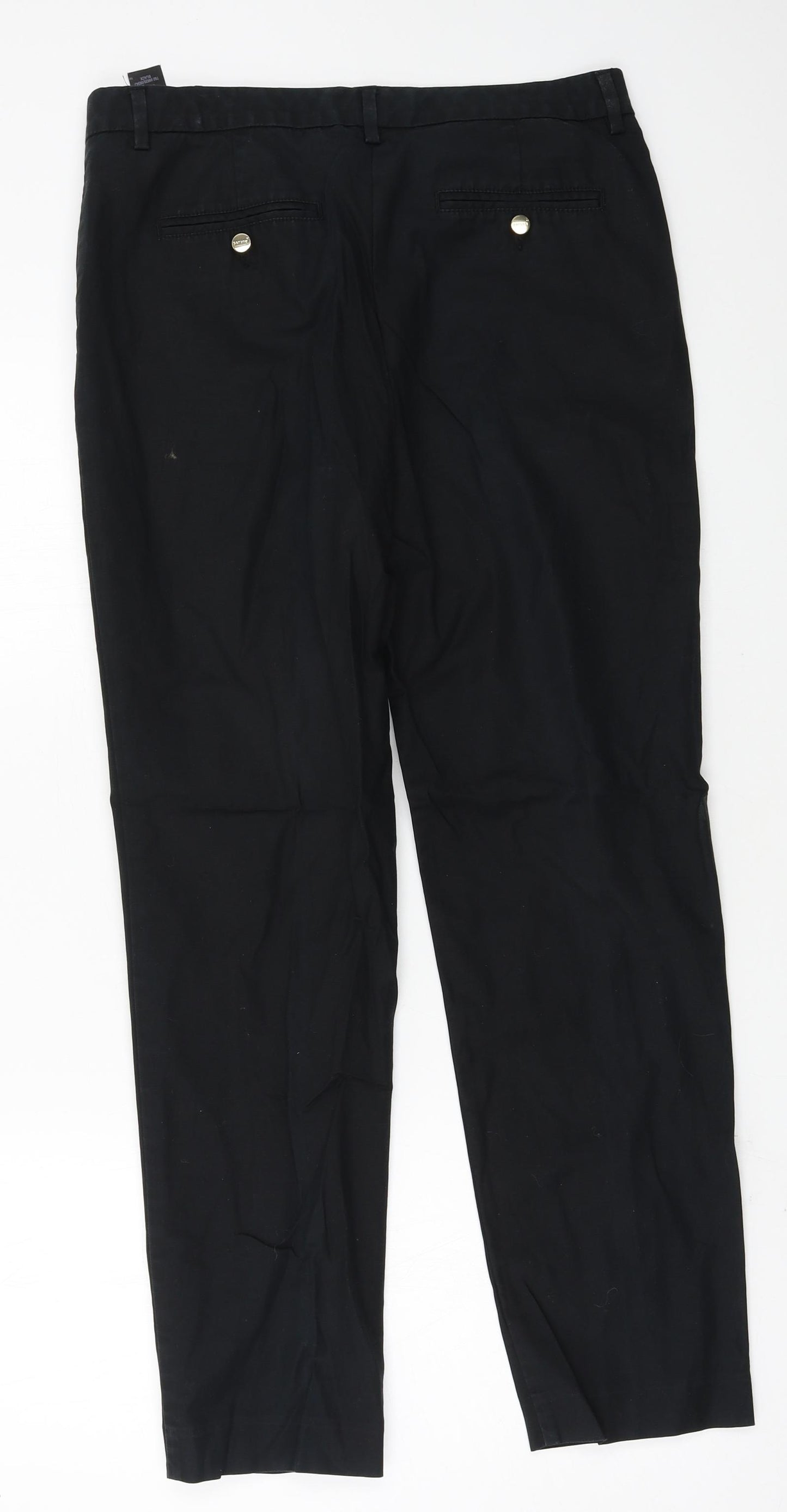 Per Una Womens Black   Trousers  Size 12 L28 in