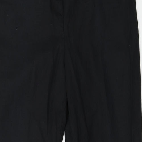 Per Una Womens Black   Trousers  Size 12 L28 in