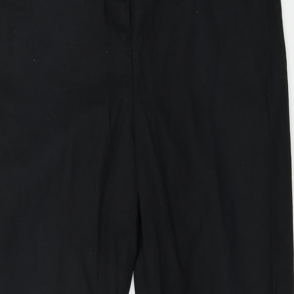 Per Una Womens Black   Trousers  Size 12 L28 in