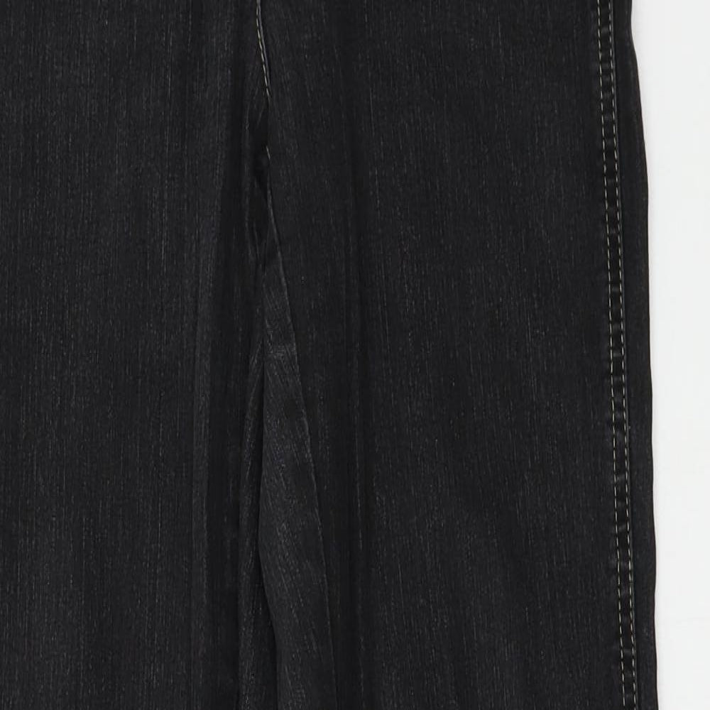 Preworn Womens Grey  Denim Straight Jeans Size 30 in L31 in