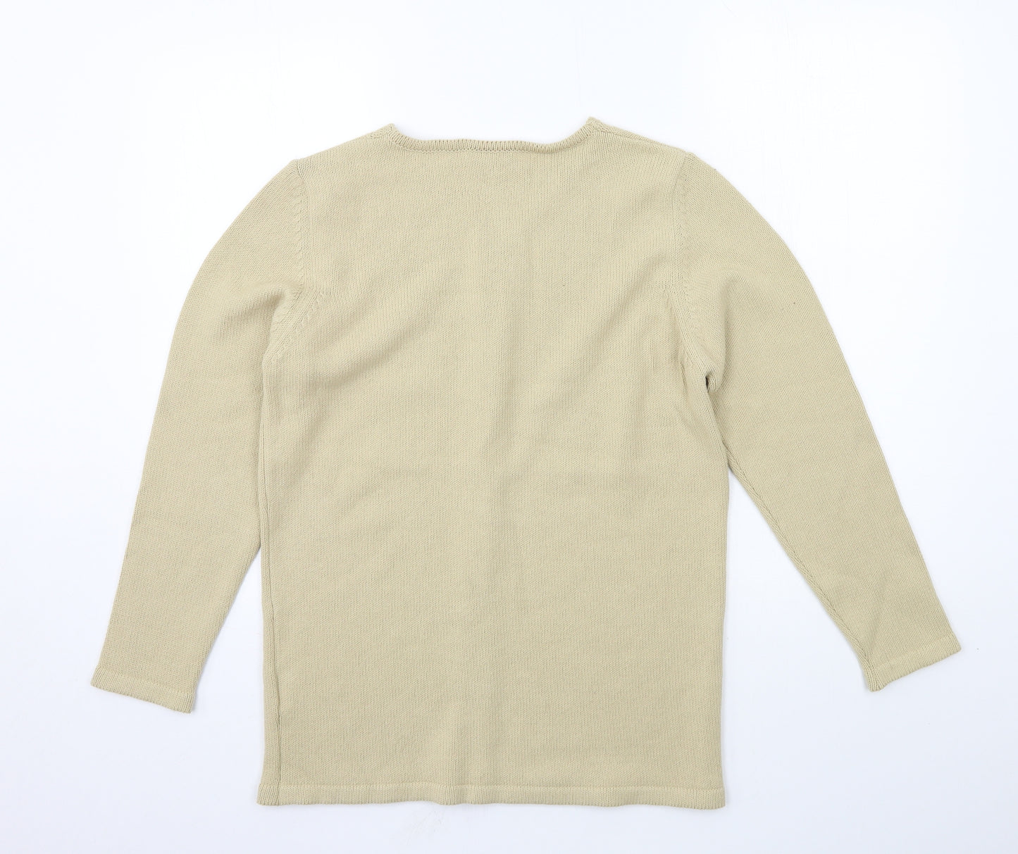 Cotswold Womens Beige  Knit Pullover Jumper Size 8