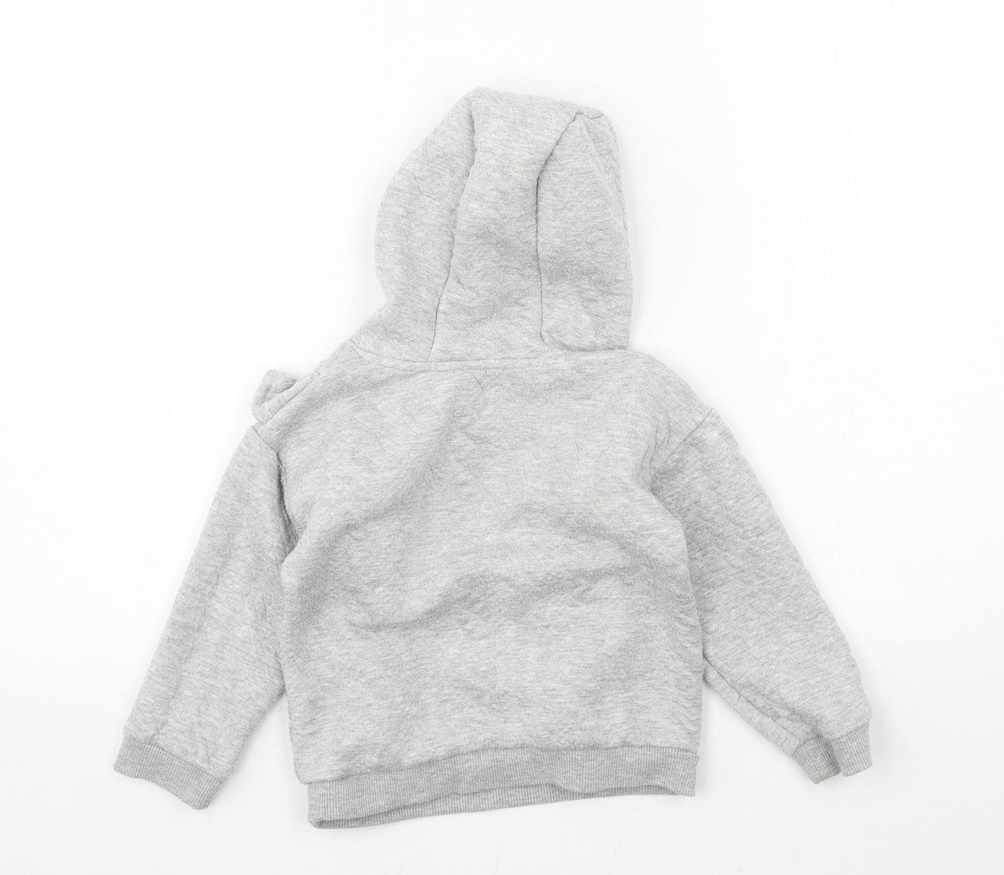 Matalan Boys Grey  Jersey Pullover Hoodie Size 2-3 Years