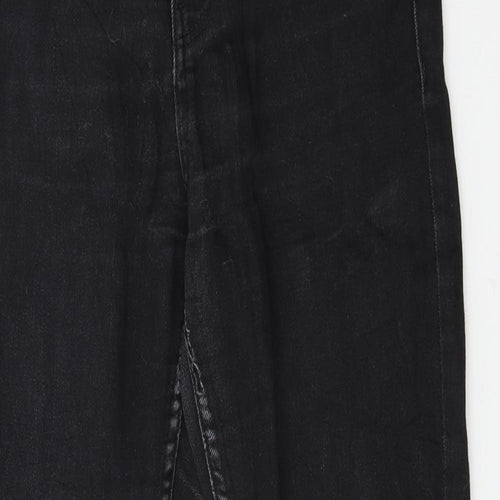 Bershka Womens Black  Denim Skinny Jeans Size 8 L28 in