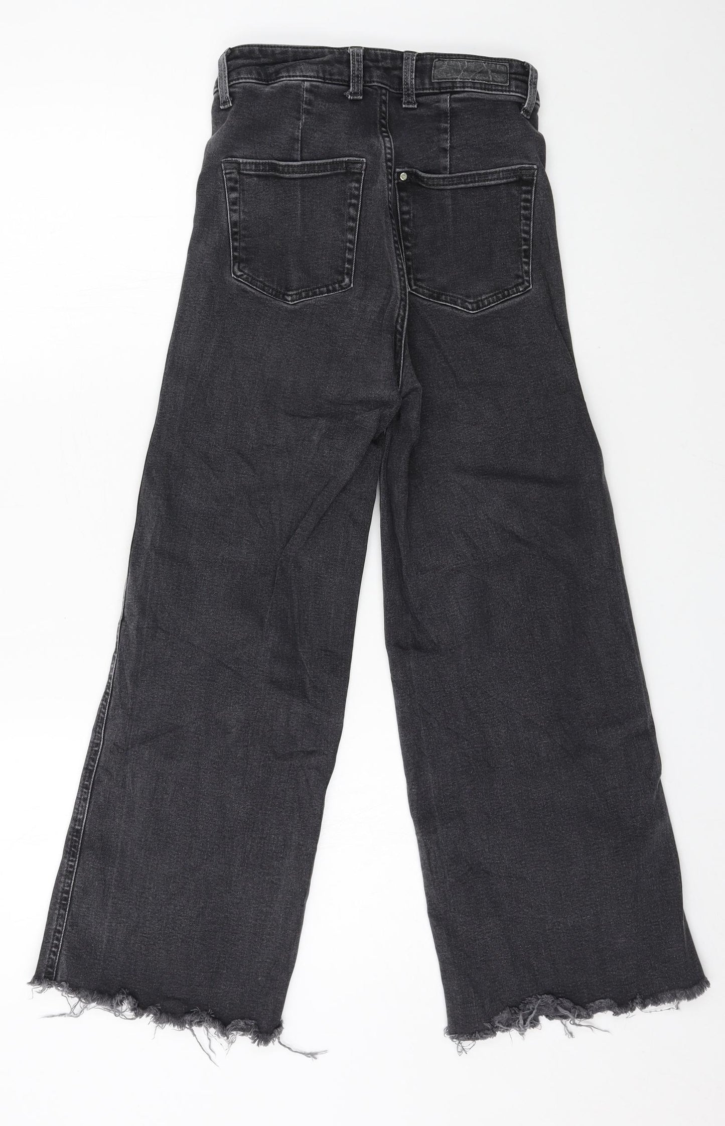H&M Womens Green  Denim Cropped Jeans Size 6 L24 in