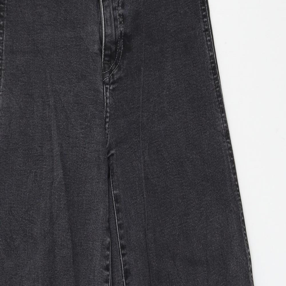H&M Womens Green  Denim Cropped Jeans Size 6 L24 in