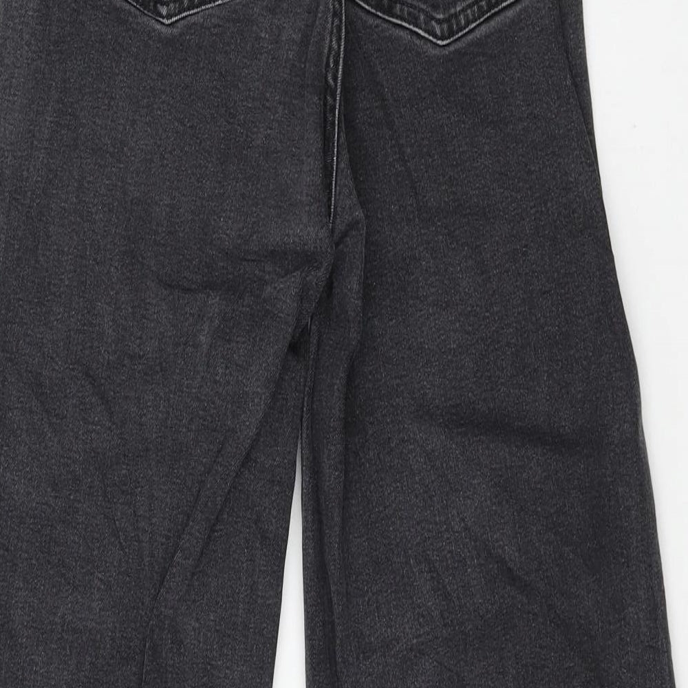 H&M Womens Green  Denim Cropped Jeans Size 6 L24 in