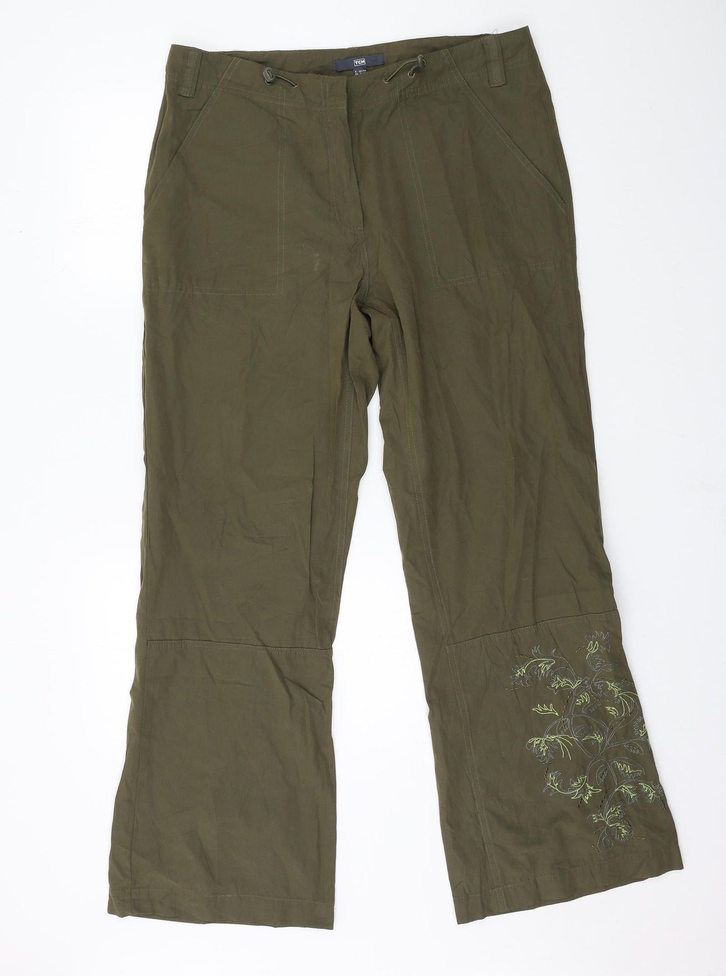 TCM Womens Green   Cargo Trousers Size 16 L30 in