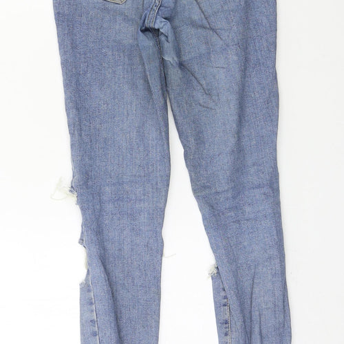 Gina Womens Blue  Denim Skinny Jeans Size 6 L29 in