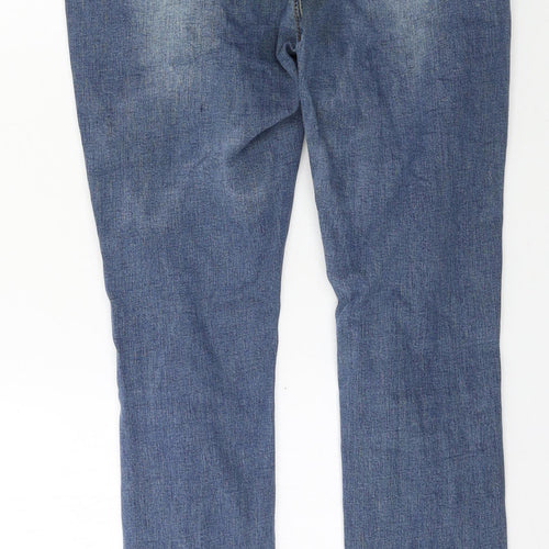Missguided Womens Blue  Denim Skinny Jeans Size 10 L30 in