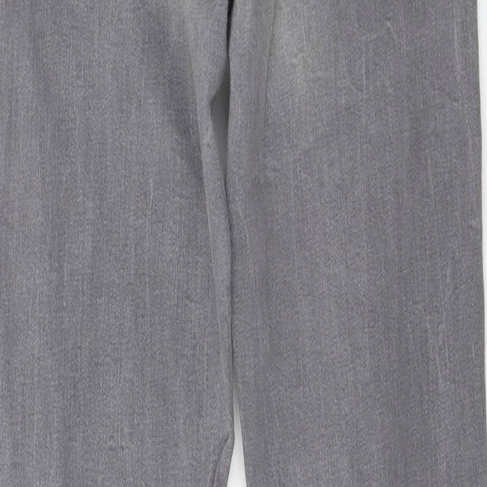 Denim & Co. Womens Grey  Denim Skinny Jeans Size 8 L26 in